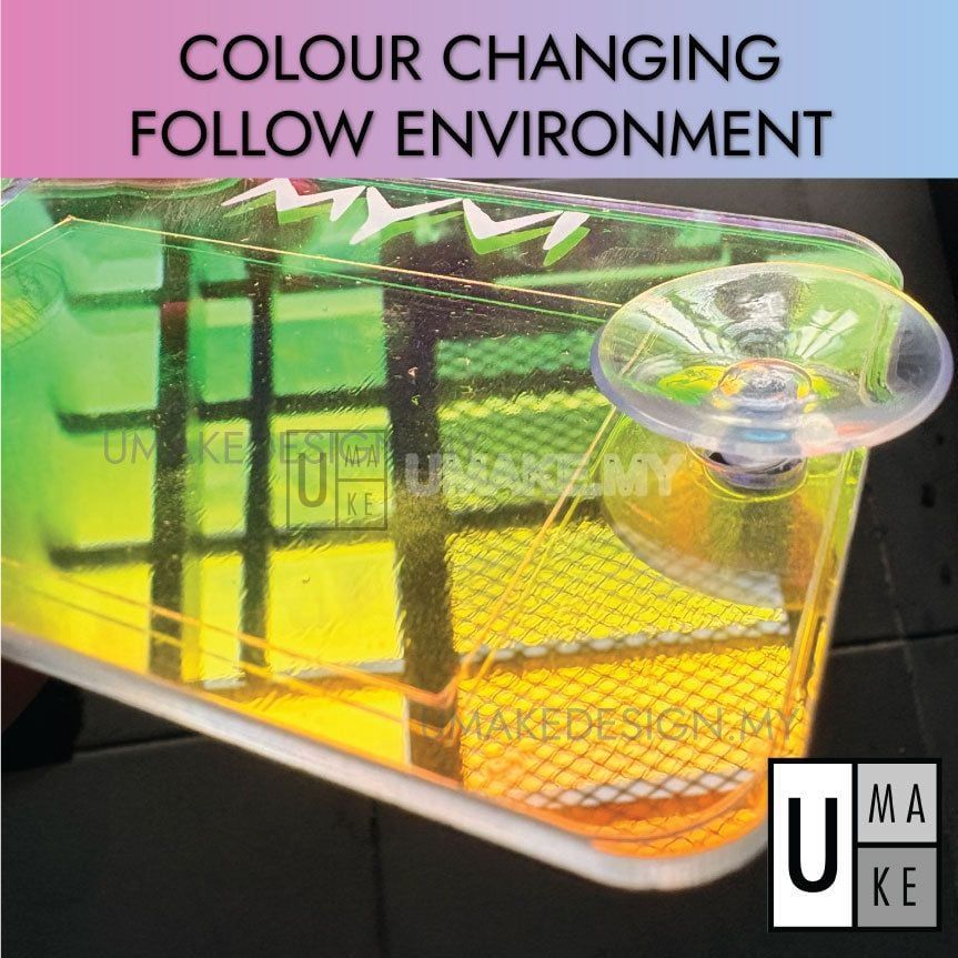 Colour-Changing Acrylic Road Tax Holder