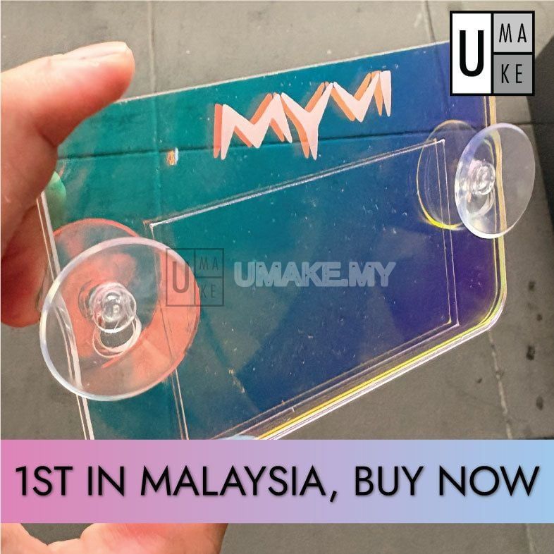 Colour-Changing Acrylic Road Tax Holder