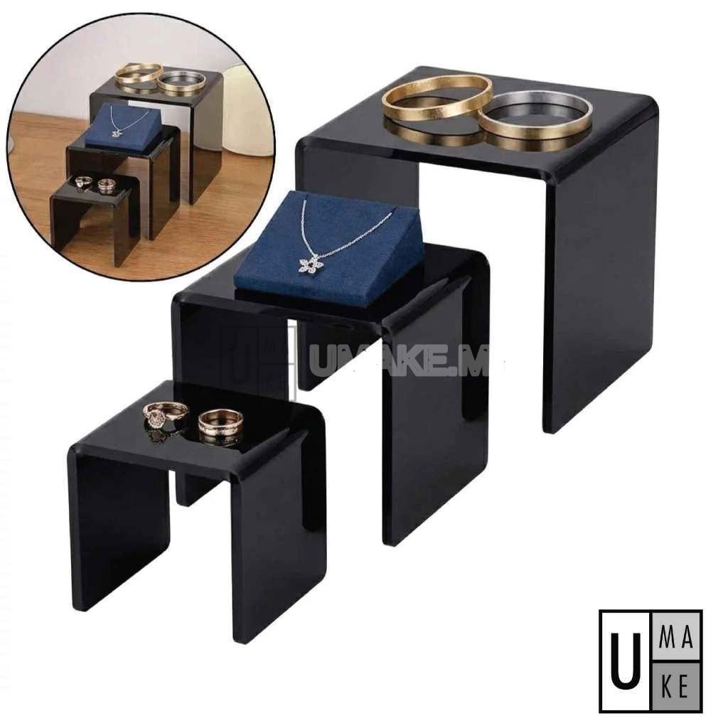 Black Acrylic U-Shape Display Stand