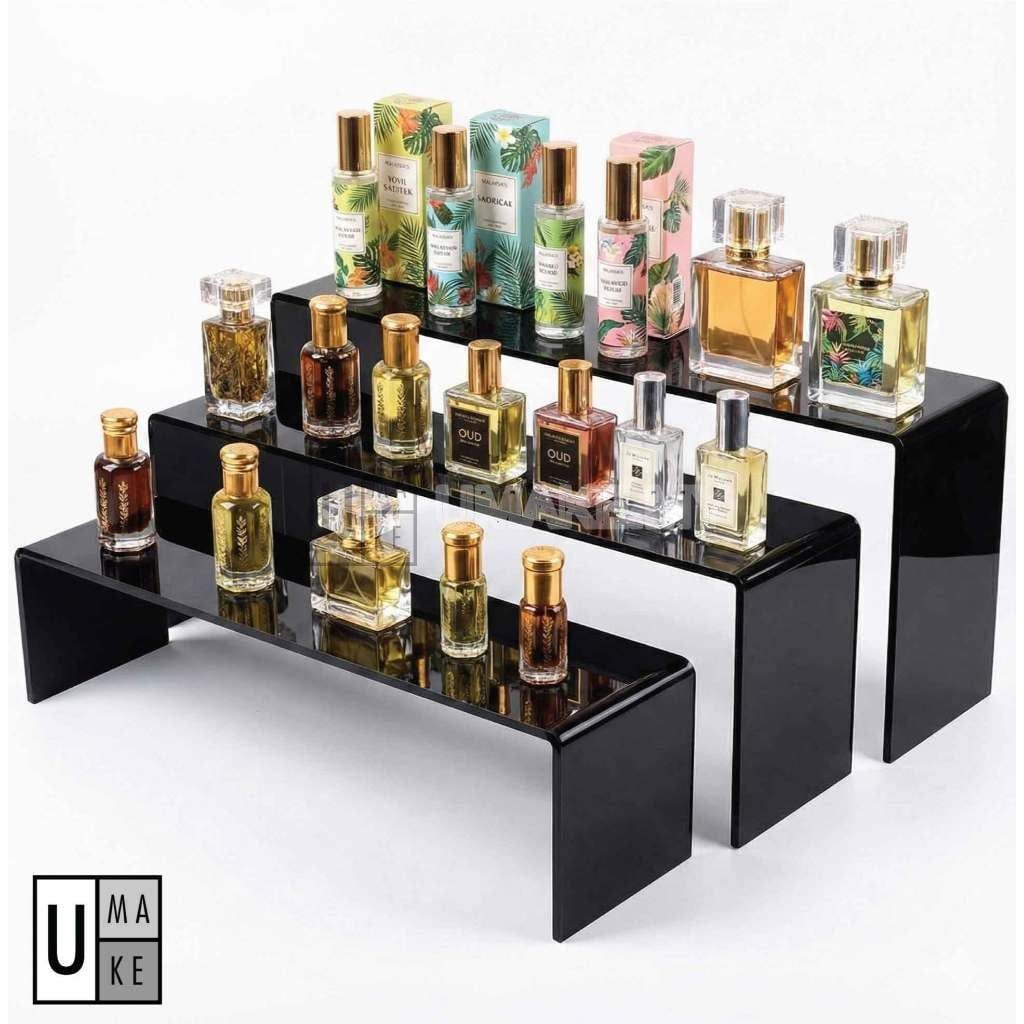 Black Acrylic U-Shape Display Stand