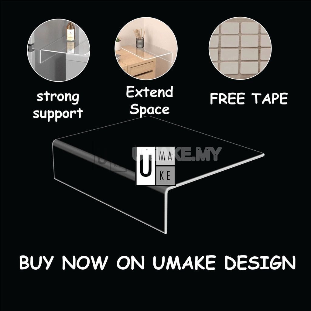 Acrylic Gap Cover Shelf