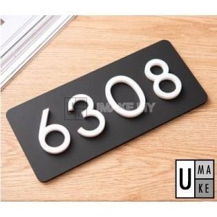 Custom 3D Acrylic House Number Plate