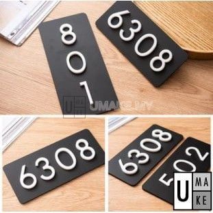 Custom 3D Acrylic House Number Plate
