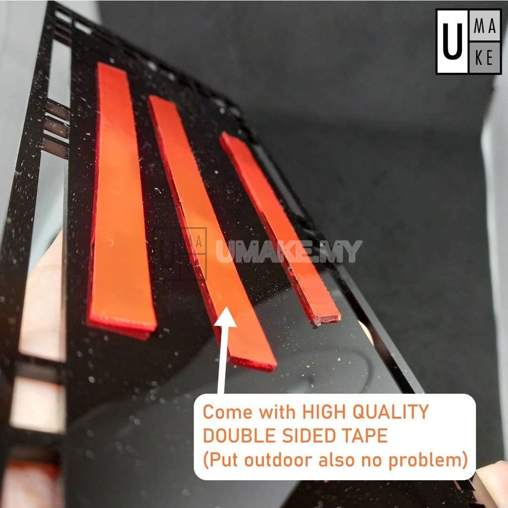 Custom 3D Acrylic House Number (Large)