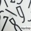 Black Acrylic Door Number Plaque (10cm) view 3