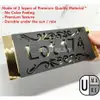 Modern Acrylic House Number Plate view 3