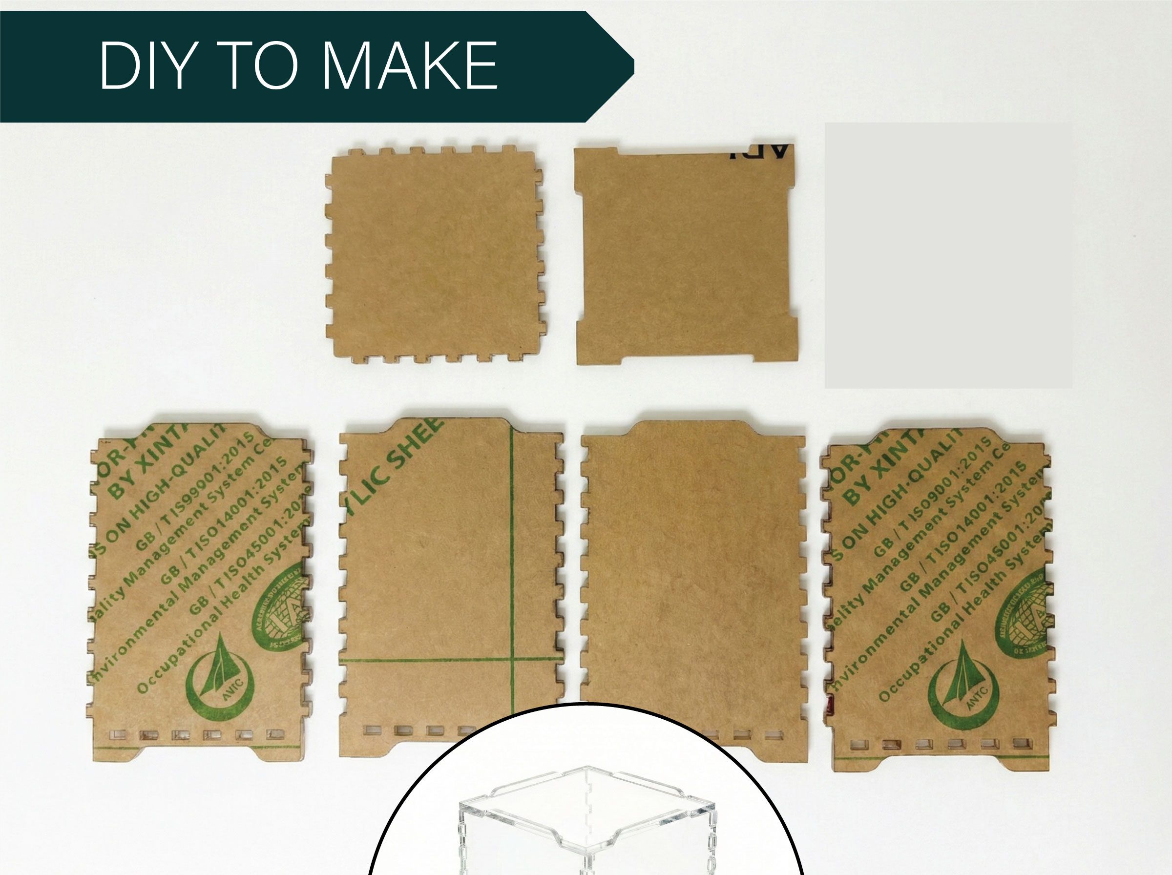 Acrylic Self-Assembly Display Case (Stackable & Dustproof)