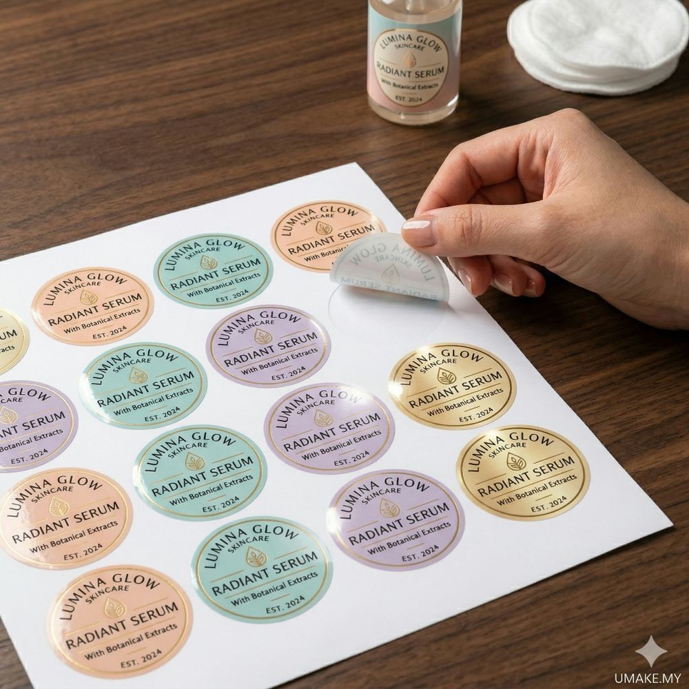 Label Sticker Gloss Lam 100micron