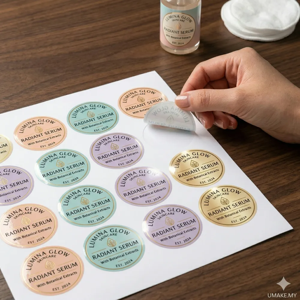 Label Sticker Gloss Lam 100micron