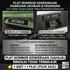 3D Crystal Car Number Plate | Nombor Plat Kereta Kristal Timbul Custom (No Flat Acrylic) view 2
