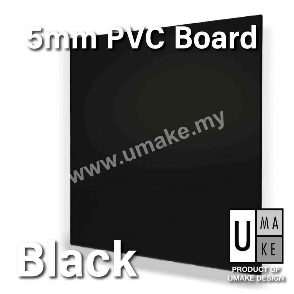 5mm PVC Foam Board Sheet | Waterproof White & Black (Custom Cut)
