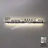 Custom Metal Logo Signage (LED / Non-LED) | Company & Office Wall Signboard view 1