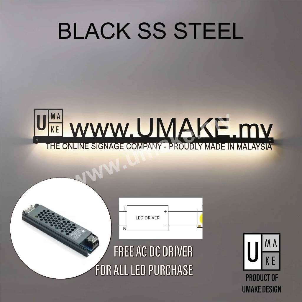 Custom Metal Logo Signage (LED / Non-LED) | Company & Office Wall Signboard view 2