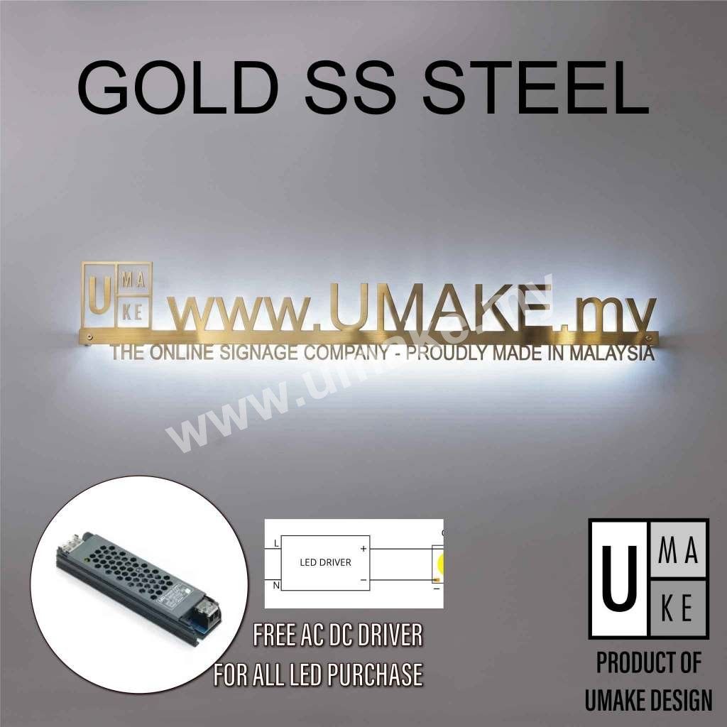 Custom Metal Logo Signage (LED / Non-LED) | Company & Office Wall Signboard view 3