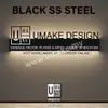 Custom LED Metal Business Signboard | Backlit Personalised Logo Sign view 2