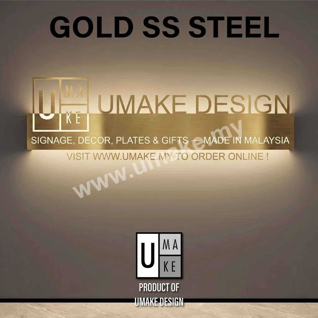 Custom LED Metal Business Signboard | Backlit Personalised Logo Sign view 3