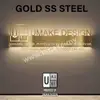 Custom LED Metal Business Signboard | Backlit Personalised Logo Sign view 3