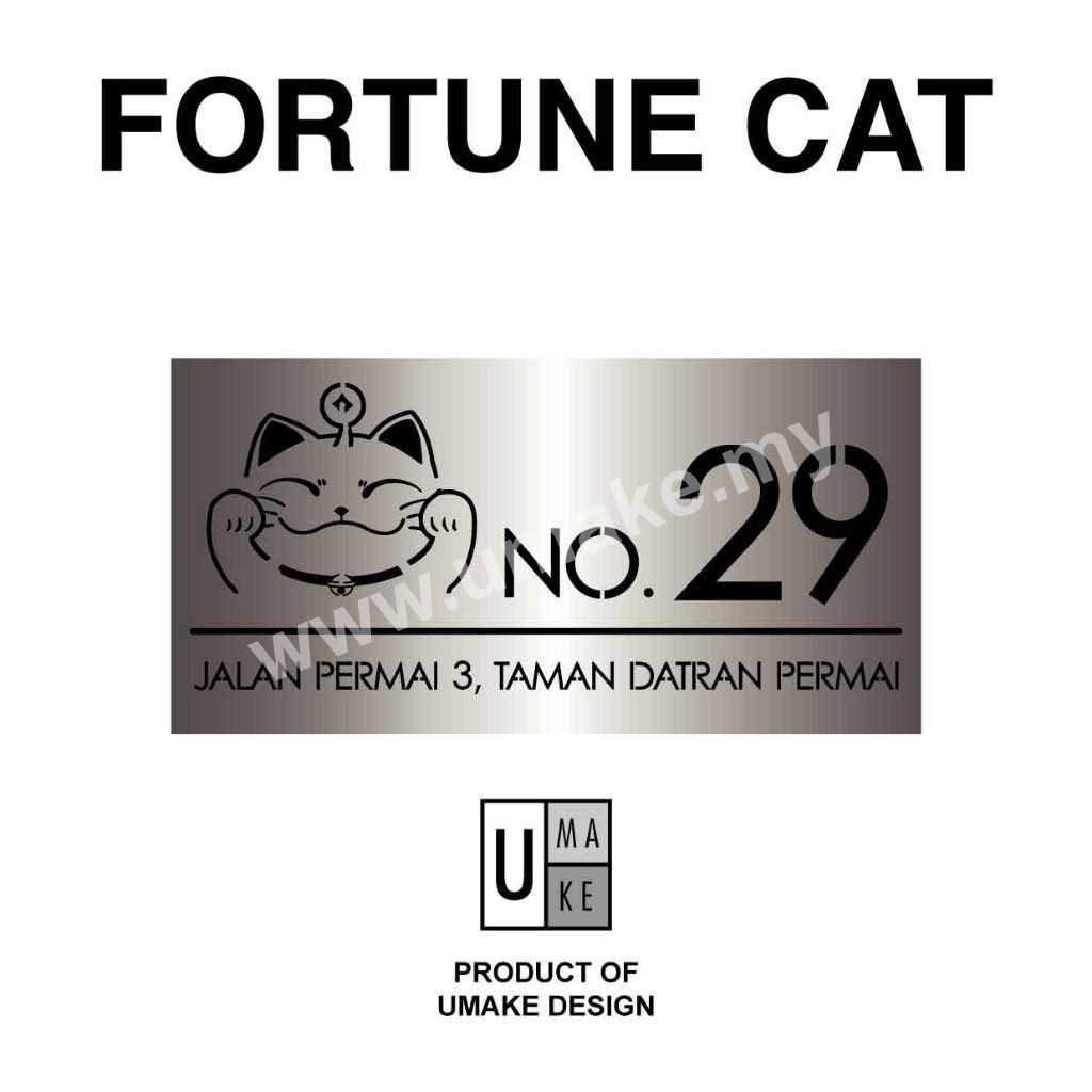 LED House Number Plate | 304 Stainless Steel Backlit Address Sign (Nombor Rumah LED) view 4